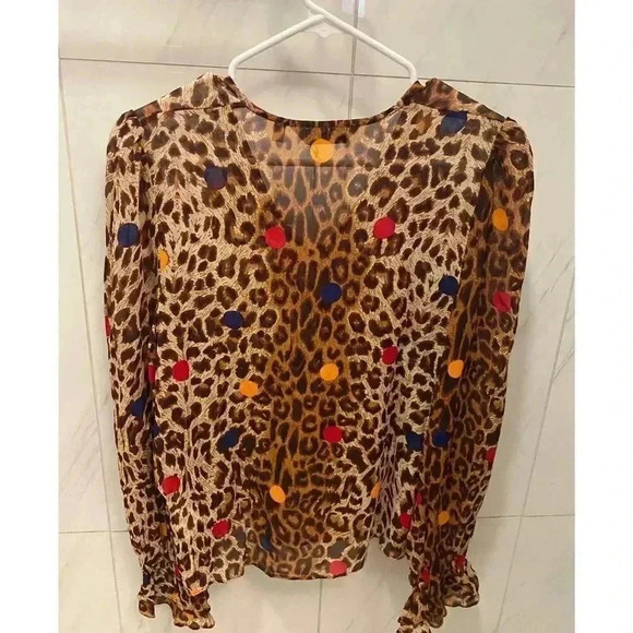 & OTHER STORIES Leo Polka Dot Blouse - Picture 4 of 6